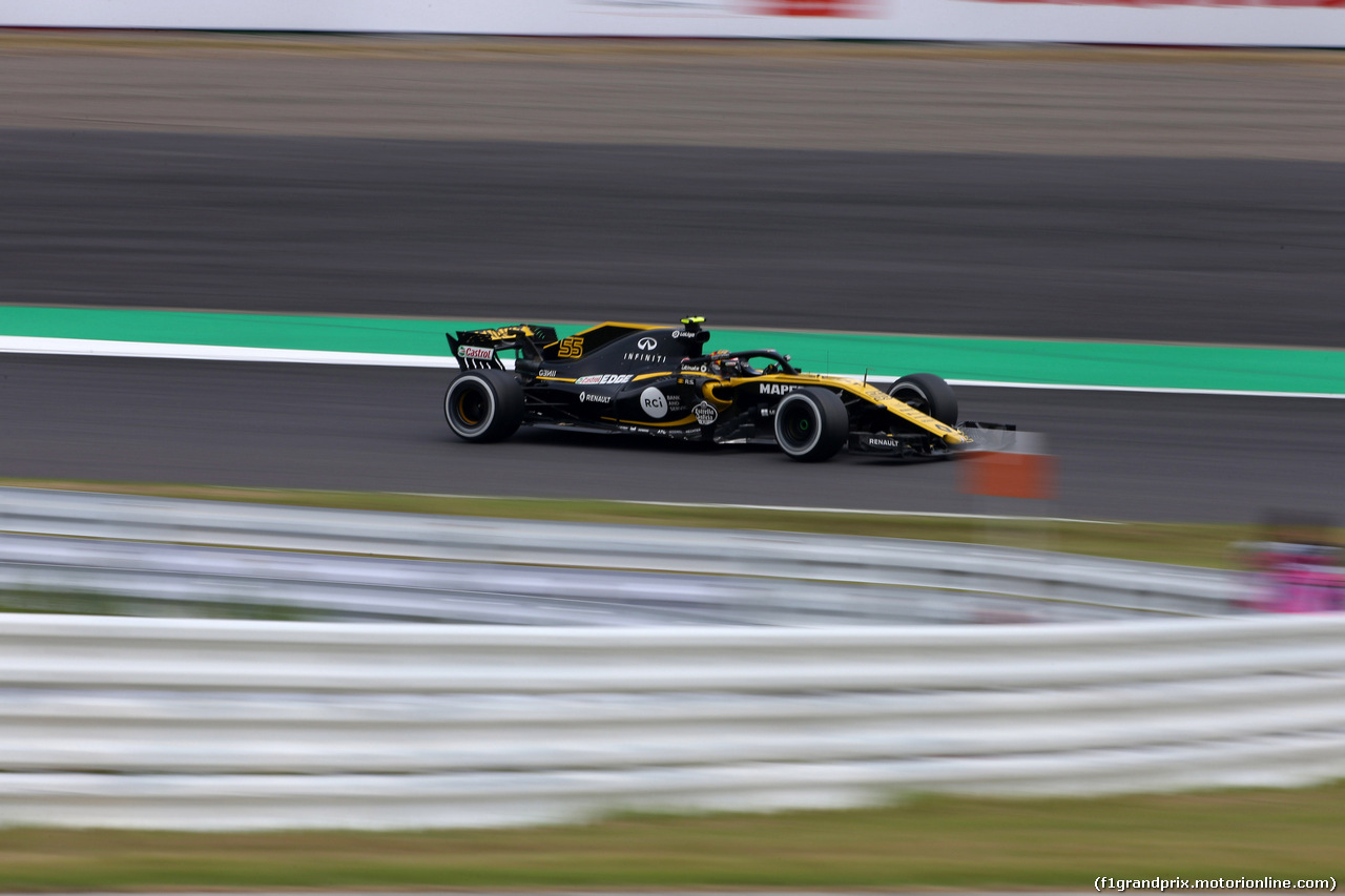 GP GIAPPONE, 05.10.2018 - Prove Libere 2, Carlos Sainz Jr (ESP) Renault Sport F1 Team RS18
