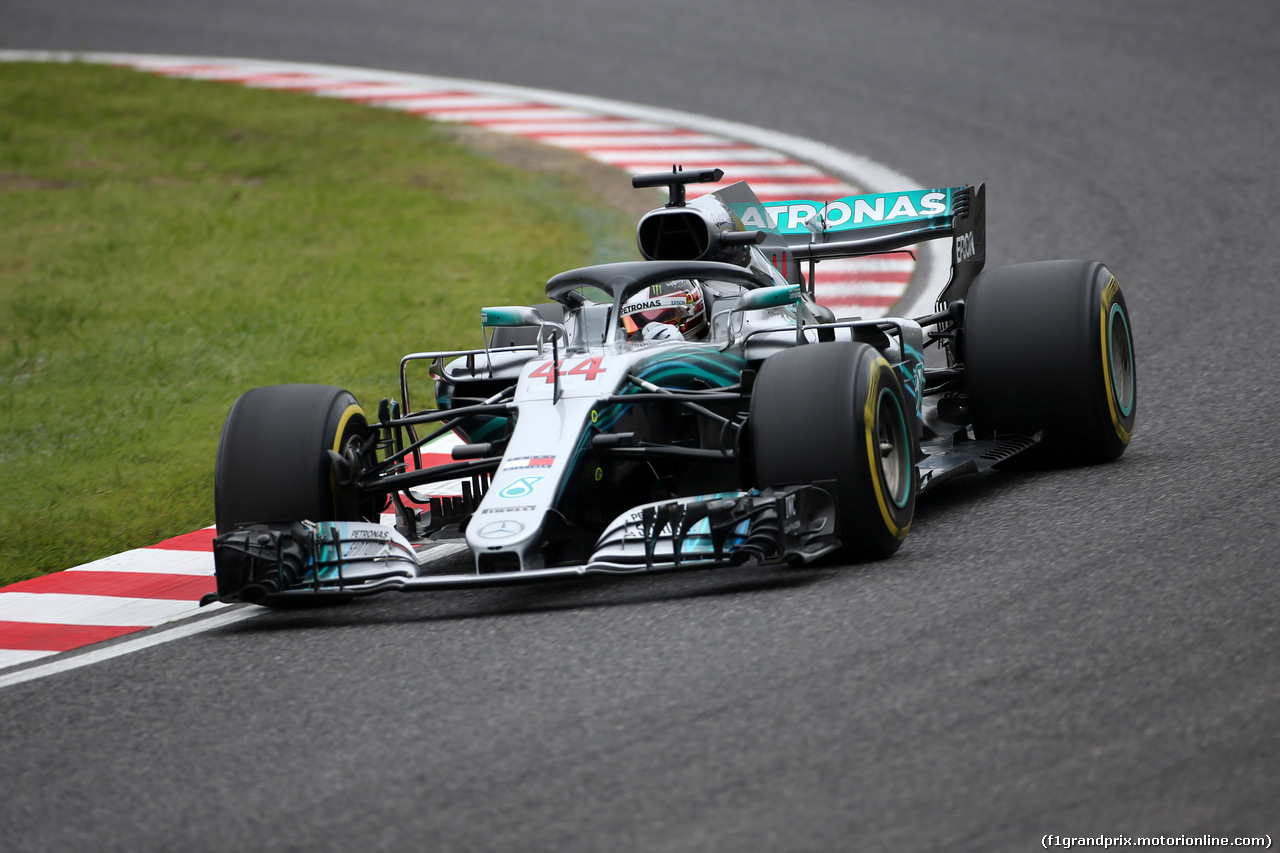 GP GIAPPONE, 05.10.2018 - Prove Libere 2, Lewis Hamilton (GBR) Mercedes AMG F1 W09