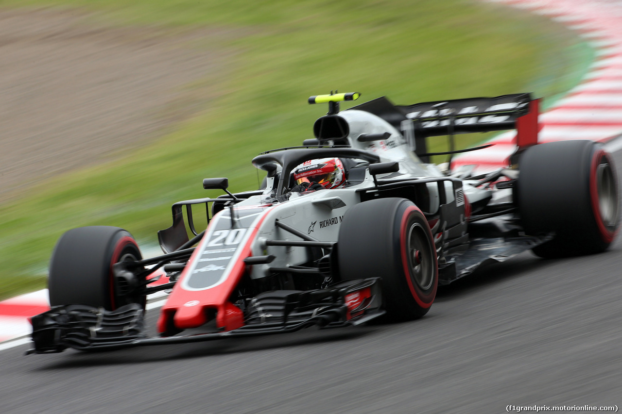 GP GIAPPONE, 05.10.2018 - Prove Libere 2, Kevin Magnussen (DEN) Haas F1 Team VF-18