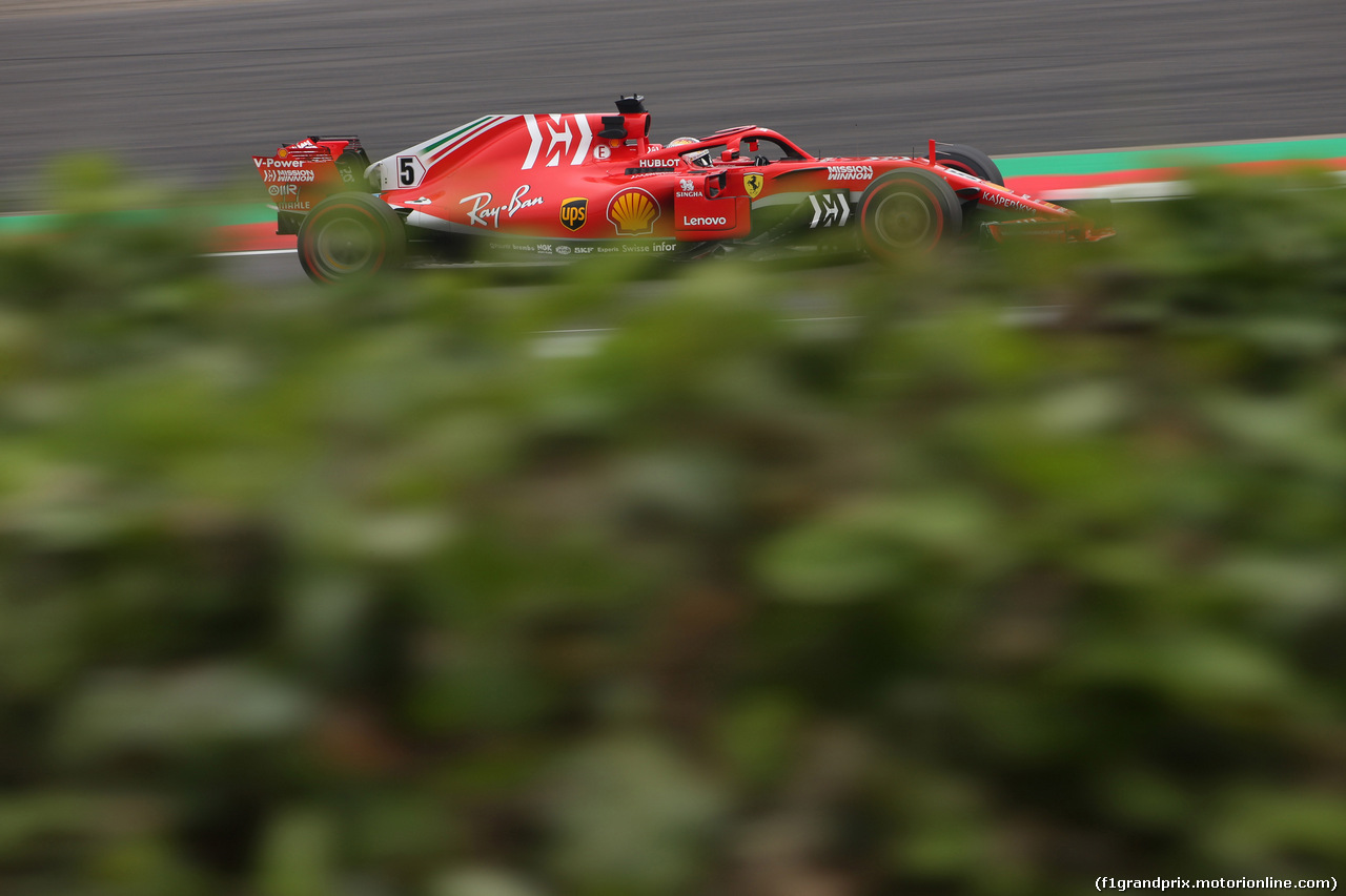 GP GIAPPONE, 05.10.2018 - Prove Libere 2, Sebastian Vettel (GER) Ferrari SF71H