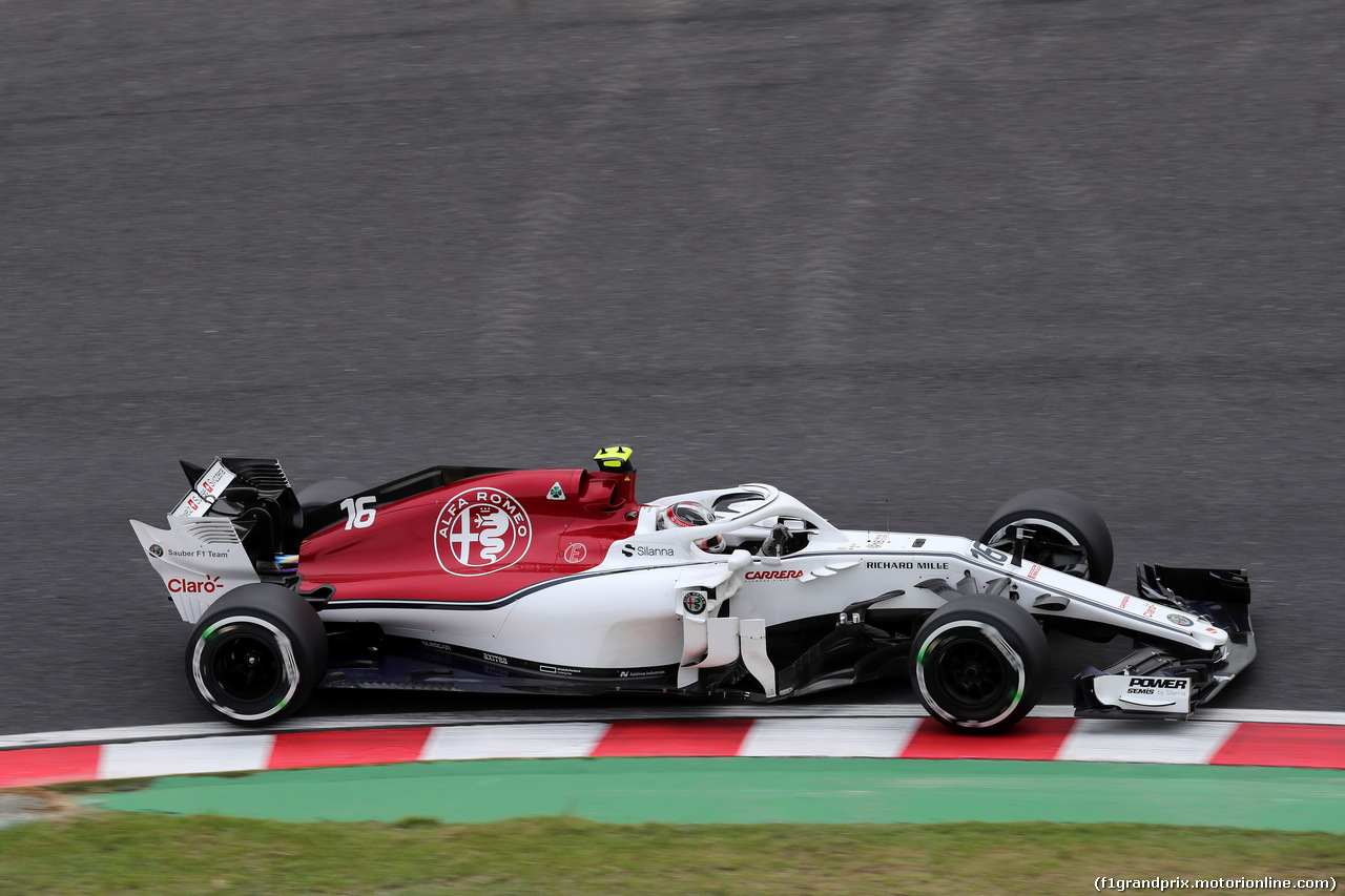 GP GIAPPONE, 05.10.2018 - Prove Libere 2, Charles Leclerc (MON) Sauber C37
