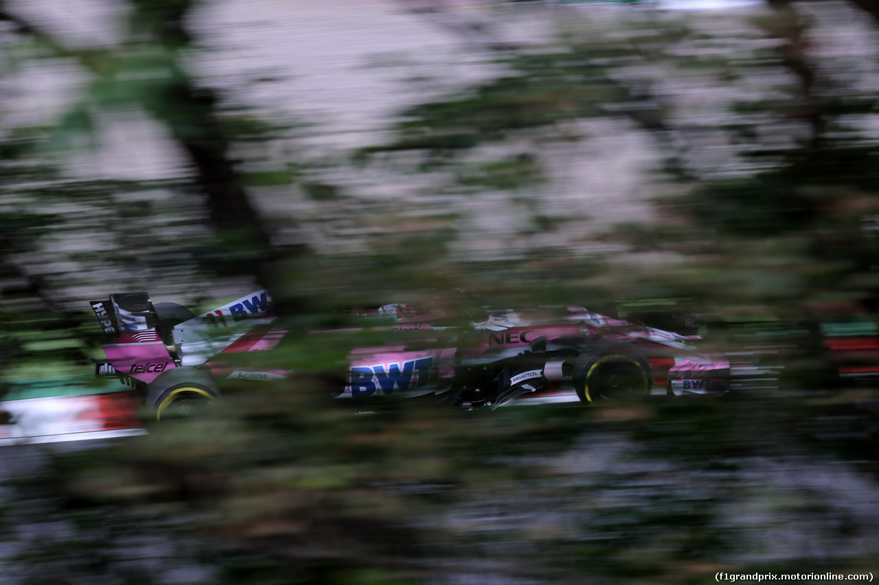 GP GIAPPONE, 05.10.2018 - Prove Libere 2, Sergio Perez (MEX) Racing Point Force India F1 VJM11