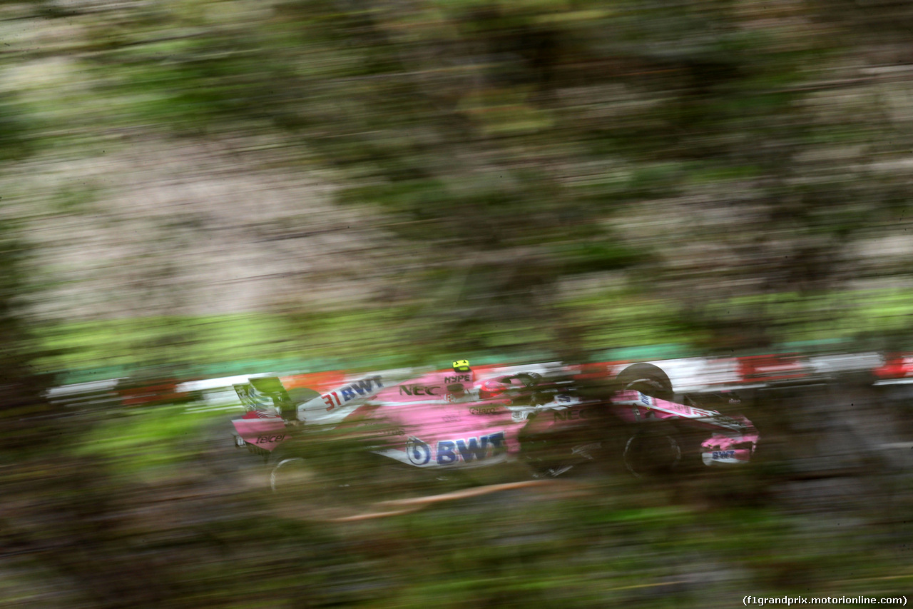 GP GIAPPONE, 05.10.2018 - Prove Libere 2, Esteban Ocon (FRA) Racing Point Force India F1 VJM11
