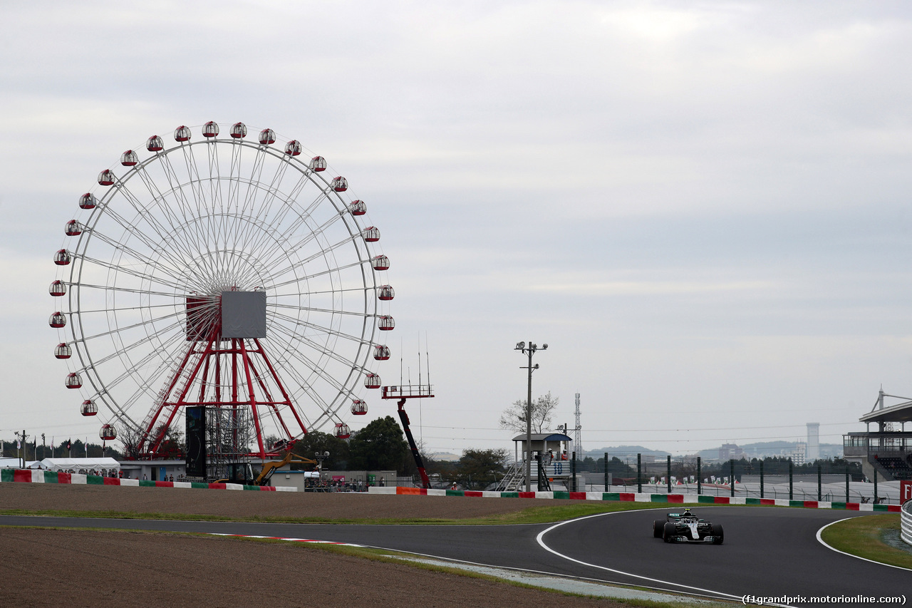 GP GIAPPONE, 05.10.2018 - Prove Libere 2, Valtteri Bottas (FIN) Mercedes AMG F1 W09