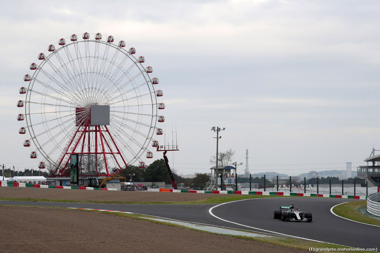 GP GIAPPONE, 05.10.2018 - Prove Libere 2, Lewis Hamilton (GBR) Mercedes AMG F1 W09