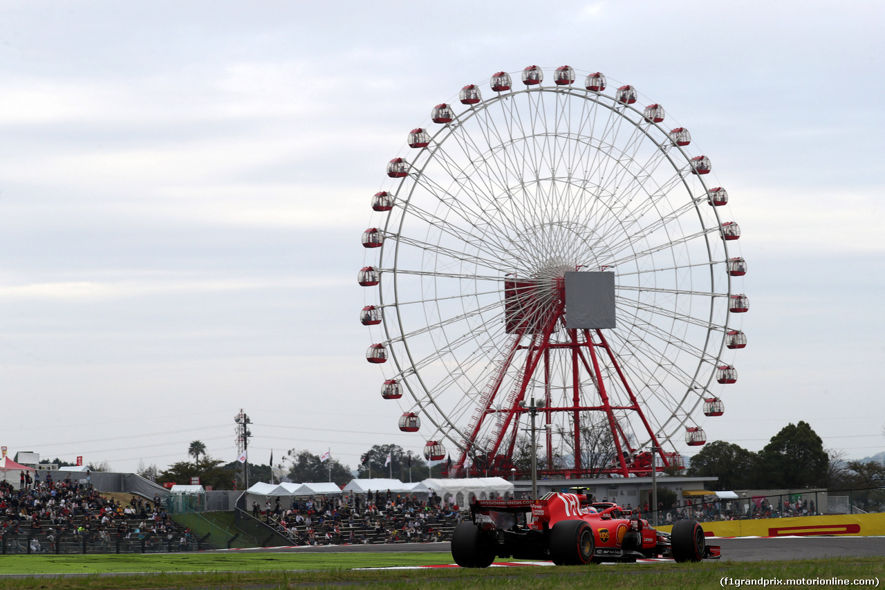 GP GIAPPONE, 05.10.2018 - Prove Libere 2, Kimi Raikkonen (FIN) Ferrari SF71H