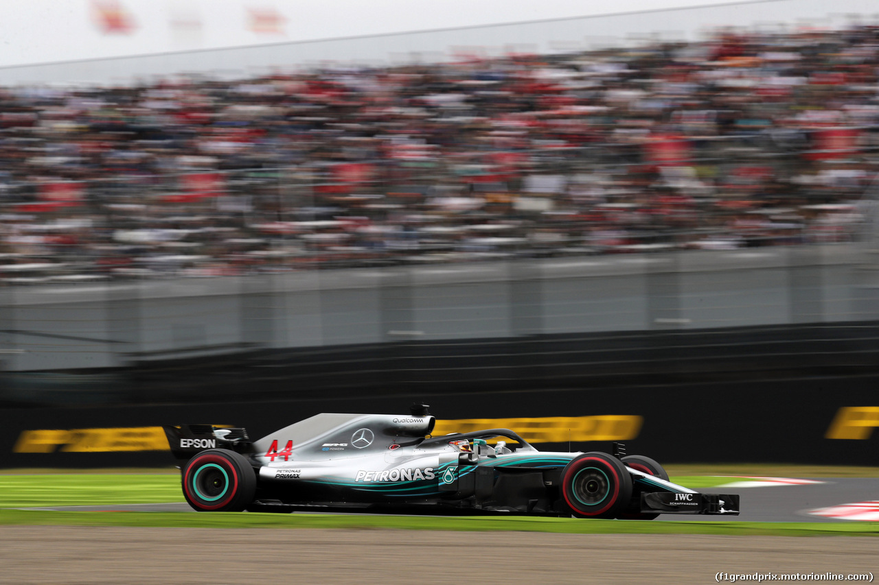 GP GIAPPONE, 05.10.2018 - Prove Libere 2, Lewis Hamilton (GBR) Mercedes AMG F1 W09