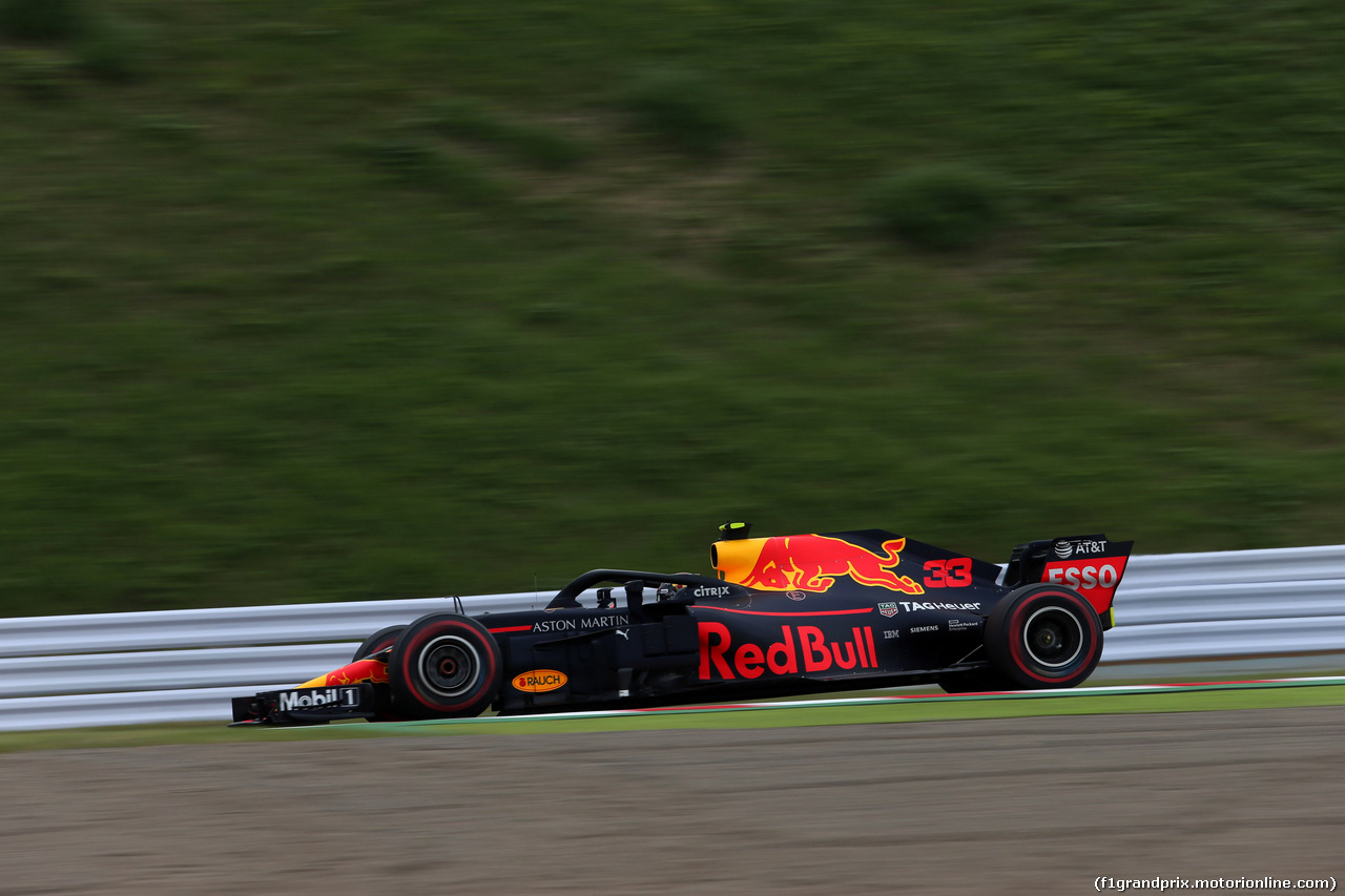 GP GIAPPONE, 05.10.2018 - Prove Libere 2, Max Verstappen (NED) Red Bull Racing RB14