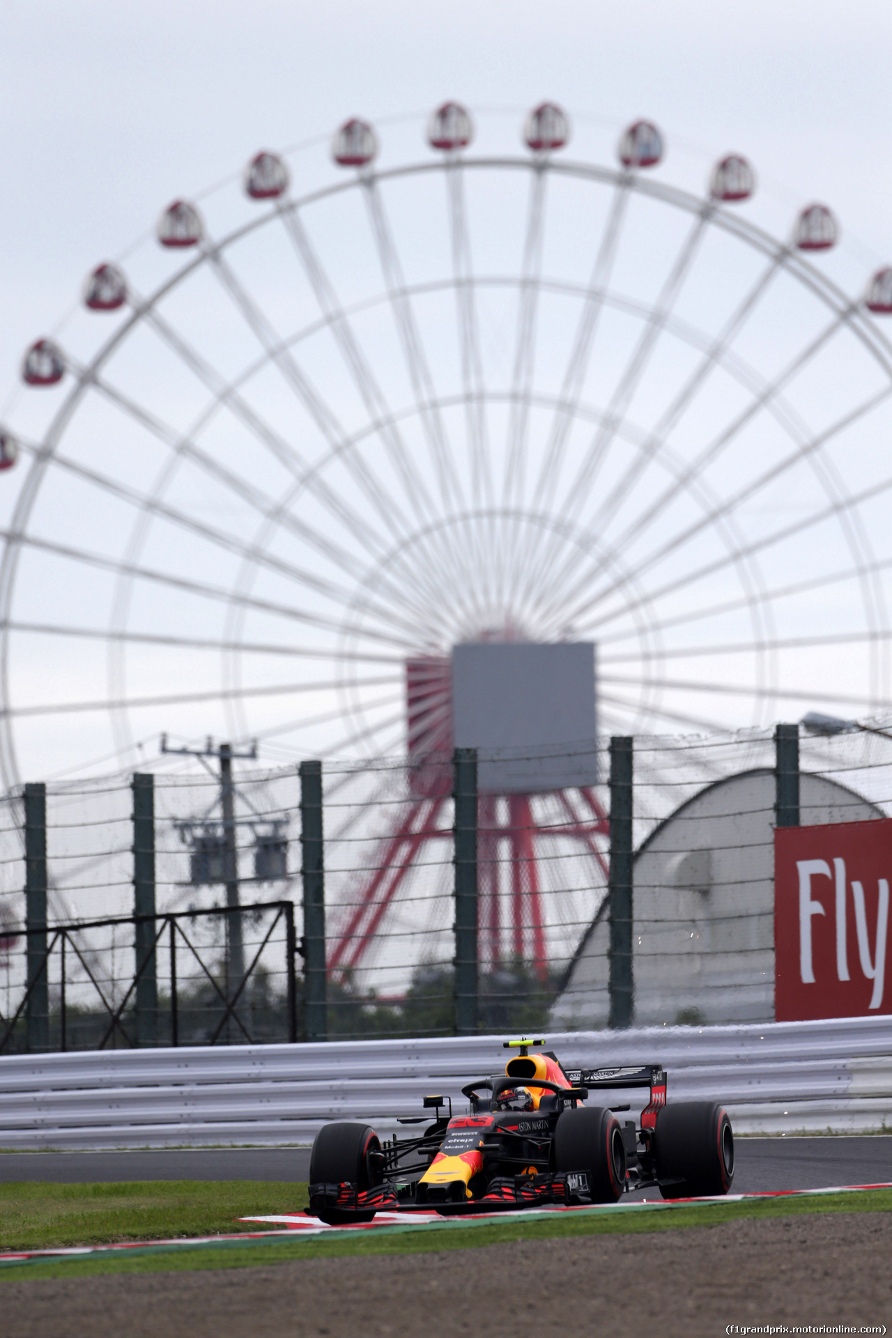 GP GIAPPONE, 05.10.2018 - Prove Libere 2, Max Verstappen (NED) Red Bull Racing RB14