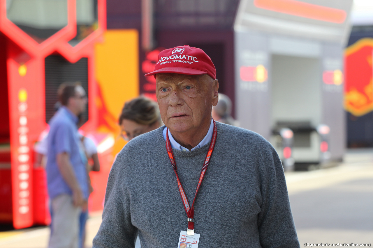 GP GRAN BRETAGNA, 08.07.2018- Niki Lauda (AUT) Mercedes Non-Executive Chairman