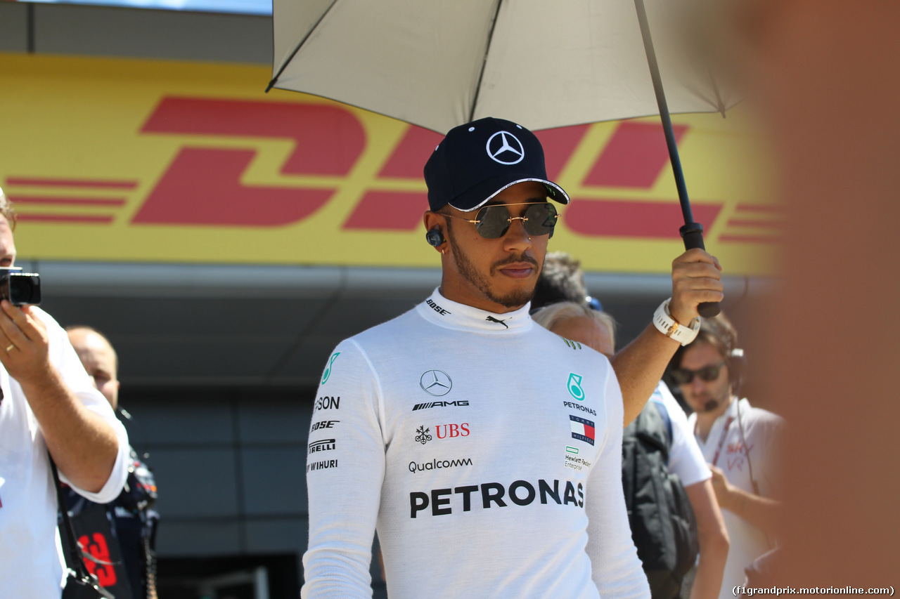 GP GRAN BRETAGNA, 08.07.2018- Gara, Lewis Hamilton (GBR) Mercedes AMG F1 W09