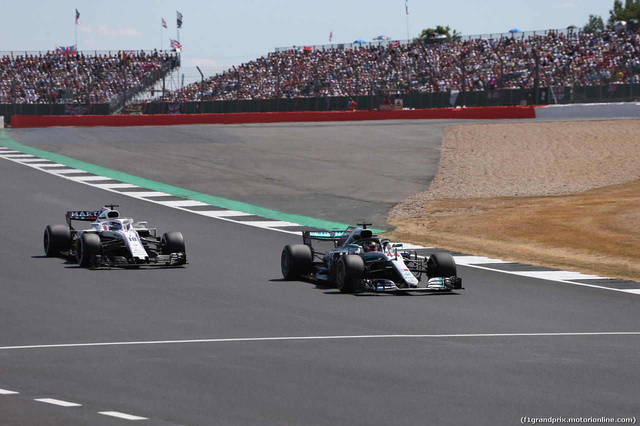 GP GRAN BRETAGNA, 08.07.2018- Gara, Lewis Hamilton (GBR) Mercedes AMG F1 W09