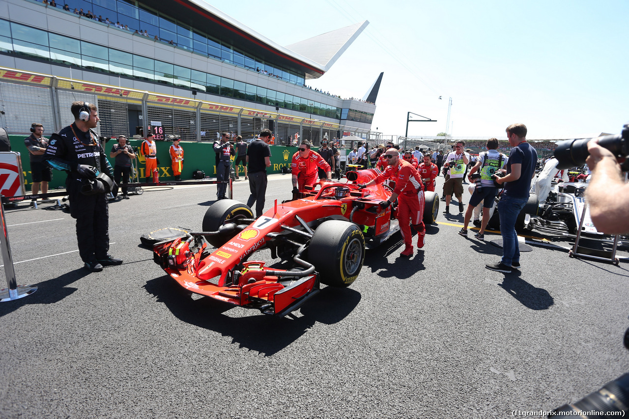 GP GRAN BRETAGNA, 08.07.2018- Gara, Kimi Raikkonen (FIN) Ferrari SF71H
