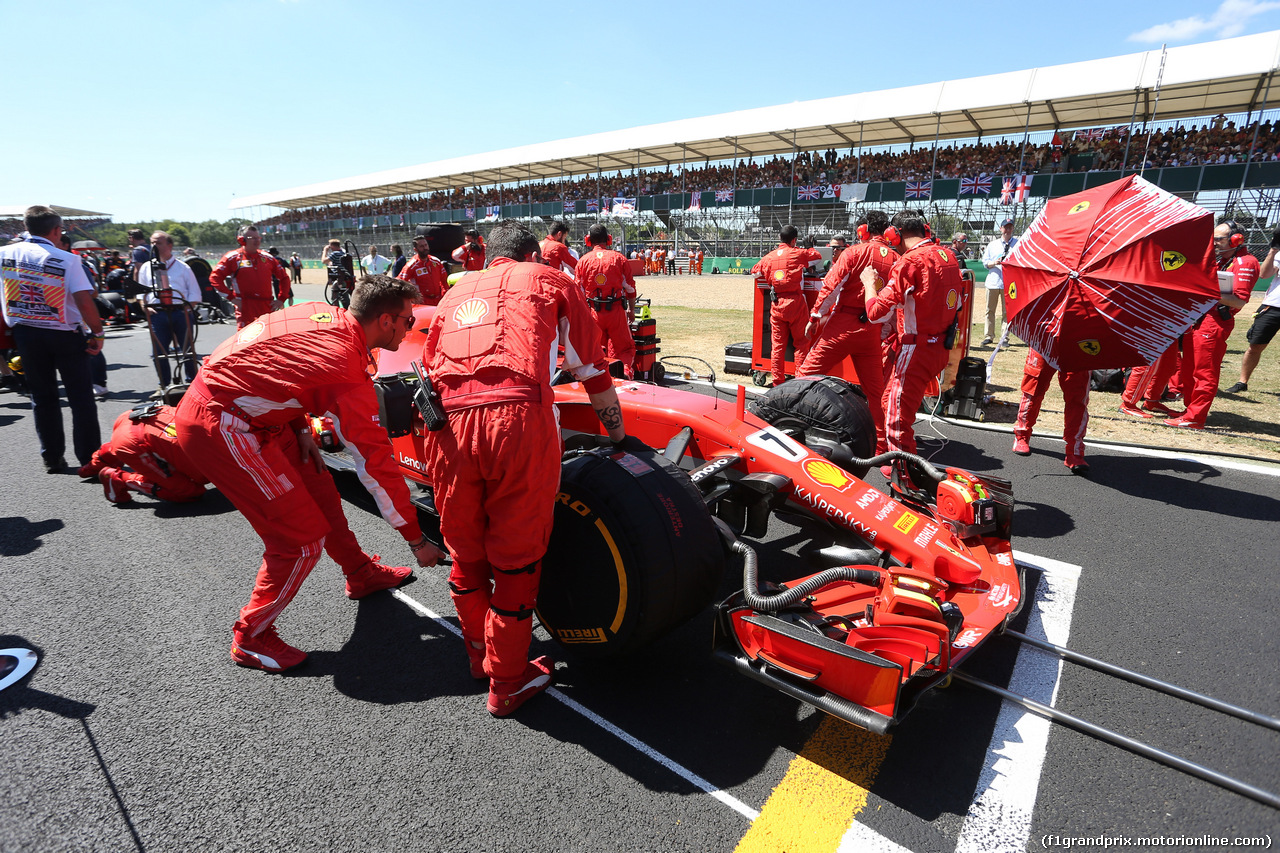 GP GRAN BRETAGNA, 08.07.2018- Gara, Kimi Raikkonen (FIN) Ferrari SF71H