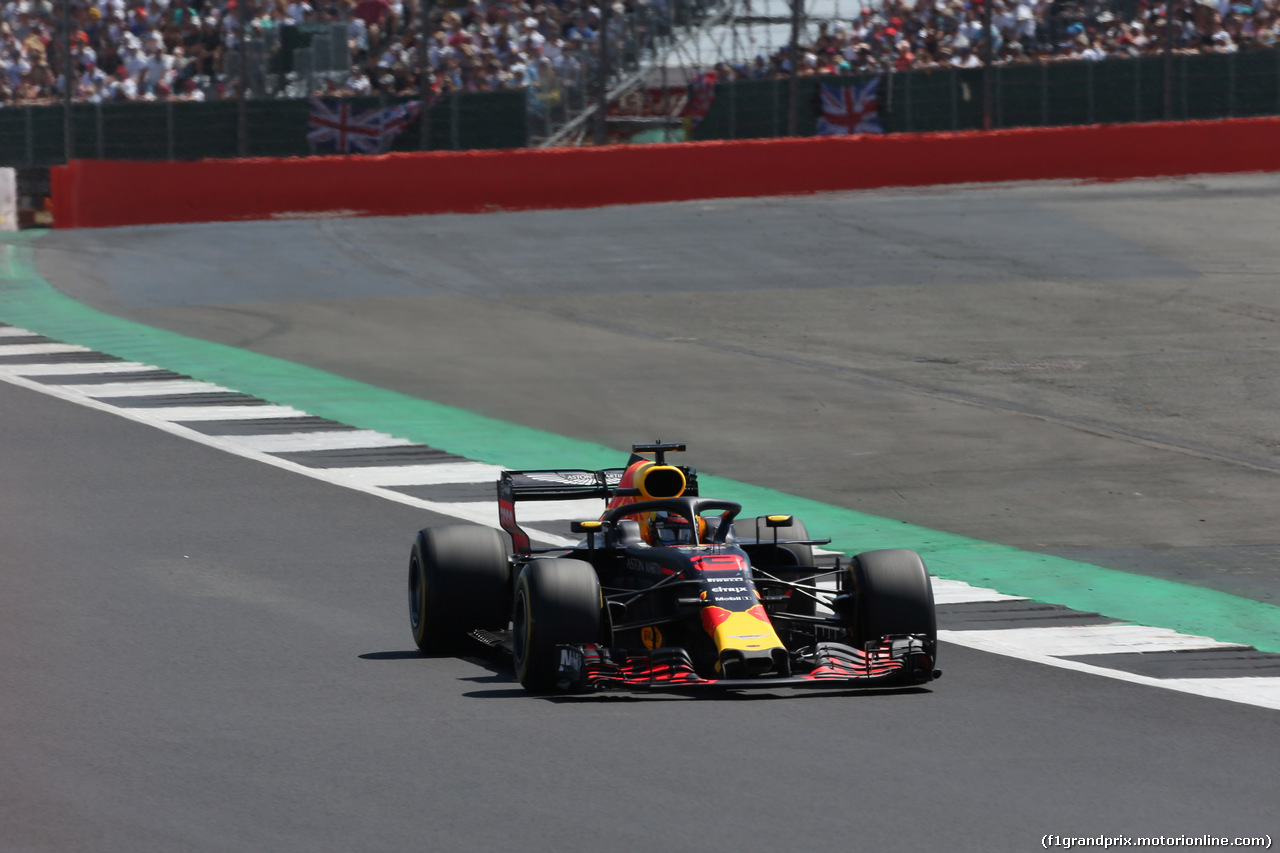 GP GRAN BRETAGNA, 08.07.2018- Gara, Daniel Ricciardo (AUS) Red Bull Racing RB14