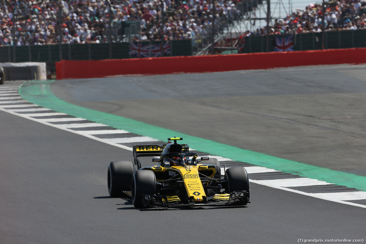 GP GRAN BRETAGNA, 08.07.2018- Gara, Carlos Sainz Jr (ESP) Renault Sport F1 Team RS18
