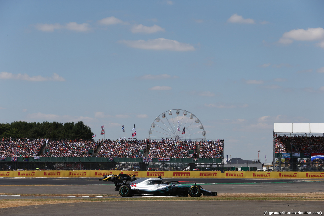GP GRAN BRETAGNA, 08.07.2018- Gara, Lewis Hamilton (GBR) Mercedes AMG F1 W09