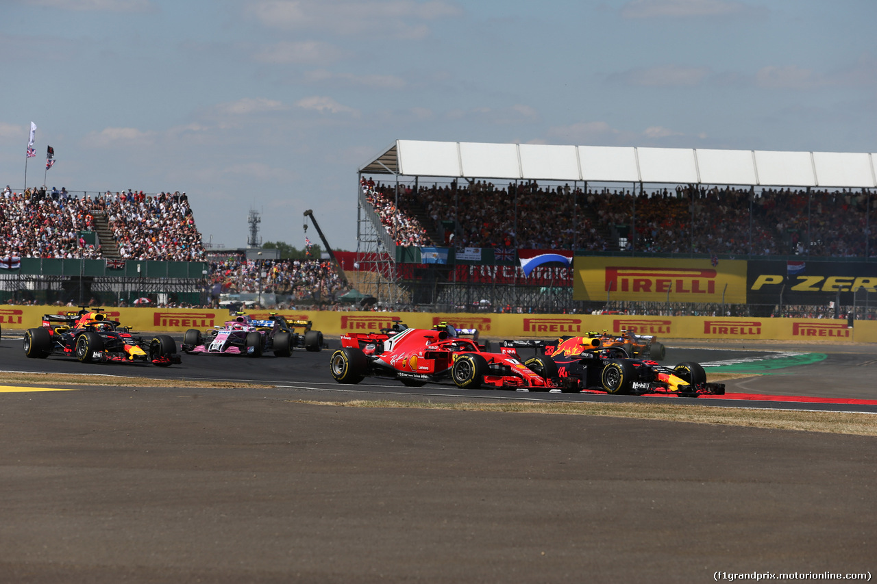 GP GRAN BRETAGNA, 08.07.2018- Gara, Kimi Raikkonen (FIN) Ferrari SF71H