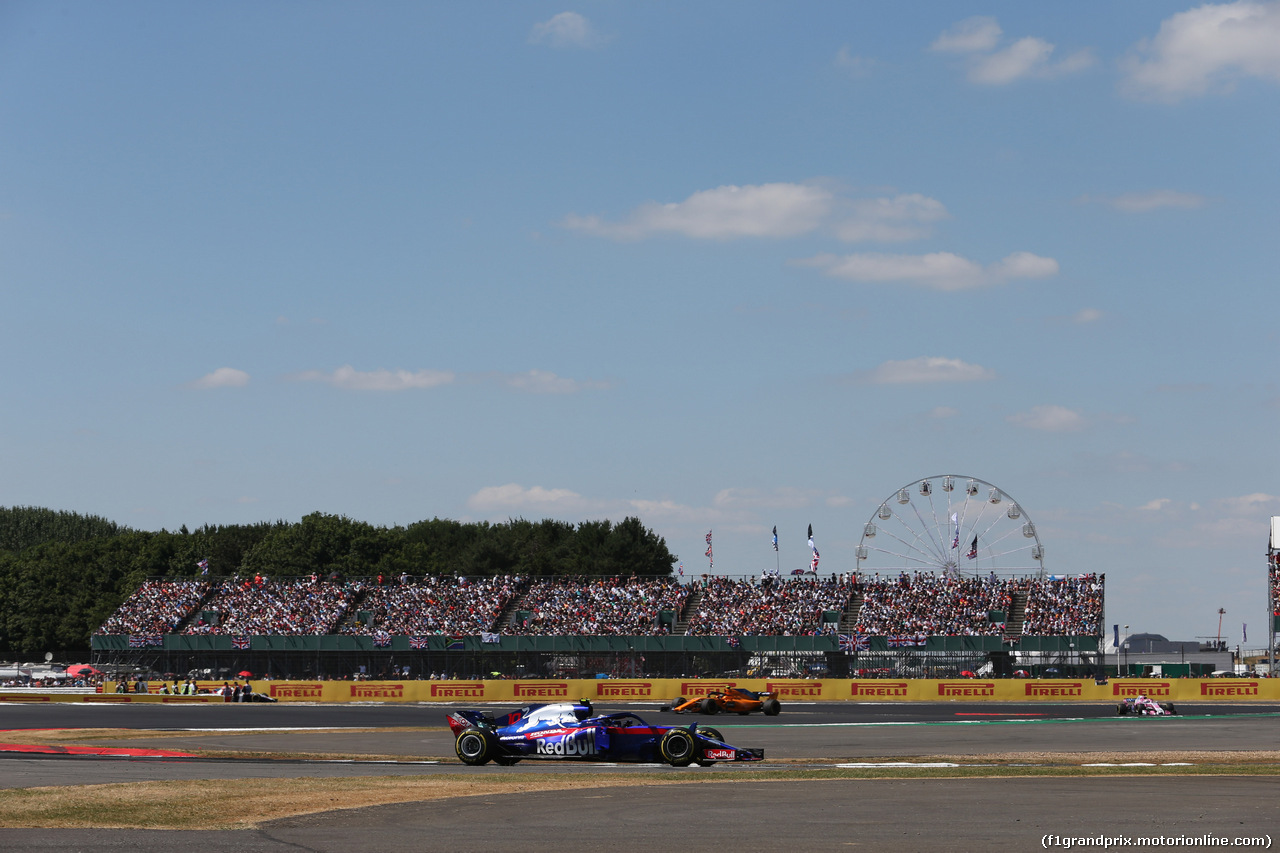 GP GRAN BRETAGNA, 08.07.2018- Gara, Pierre Gasly (FRA) Scuderia Toro Rosso STR13