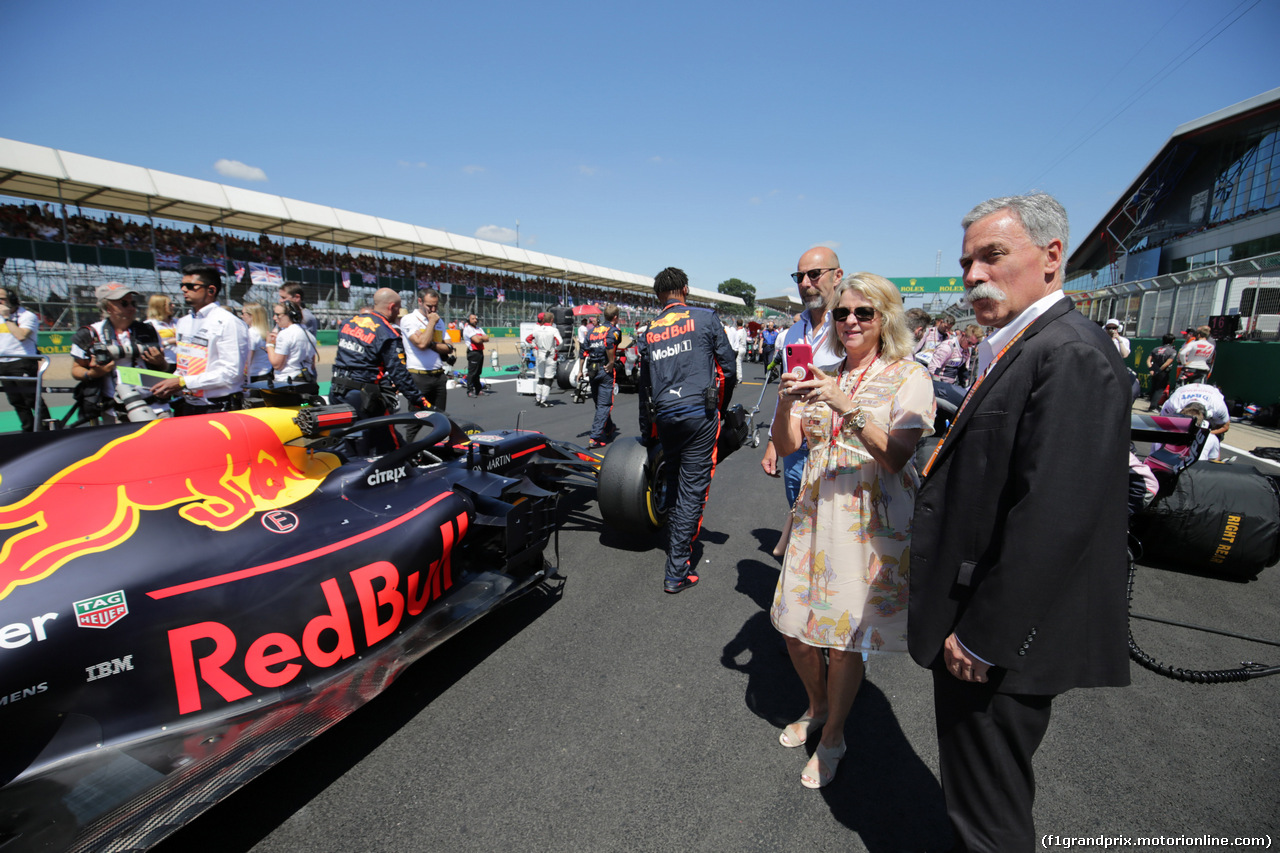 GP GRAN BRETAGNA, 08.07.2018- partenzaing grid, Chase Carey (US), Liberty Media