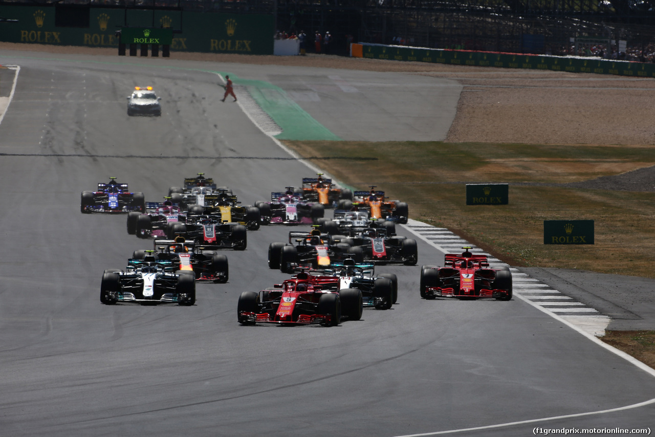 GP GRAN BRETAGNA, 08.07.2018- the partenza of the race
