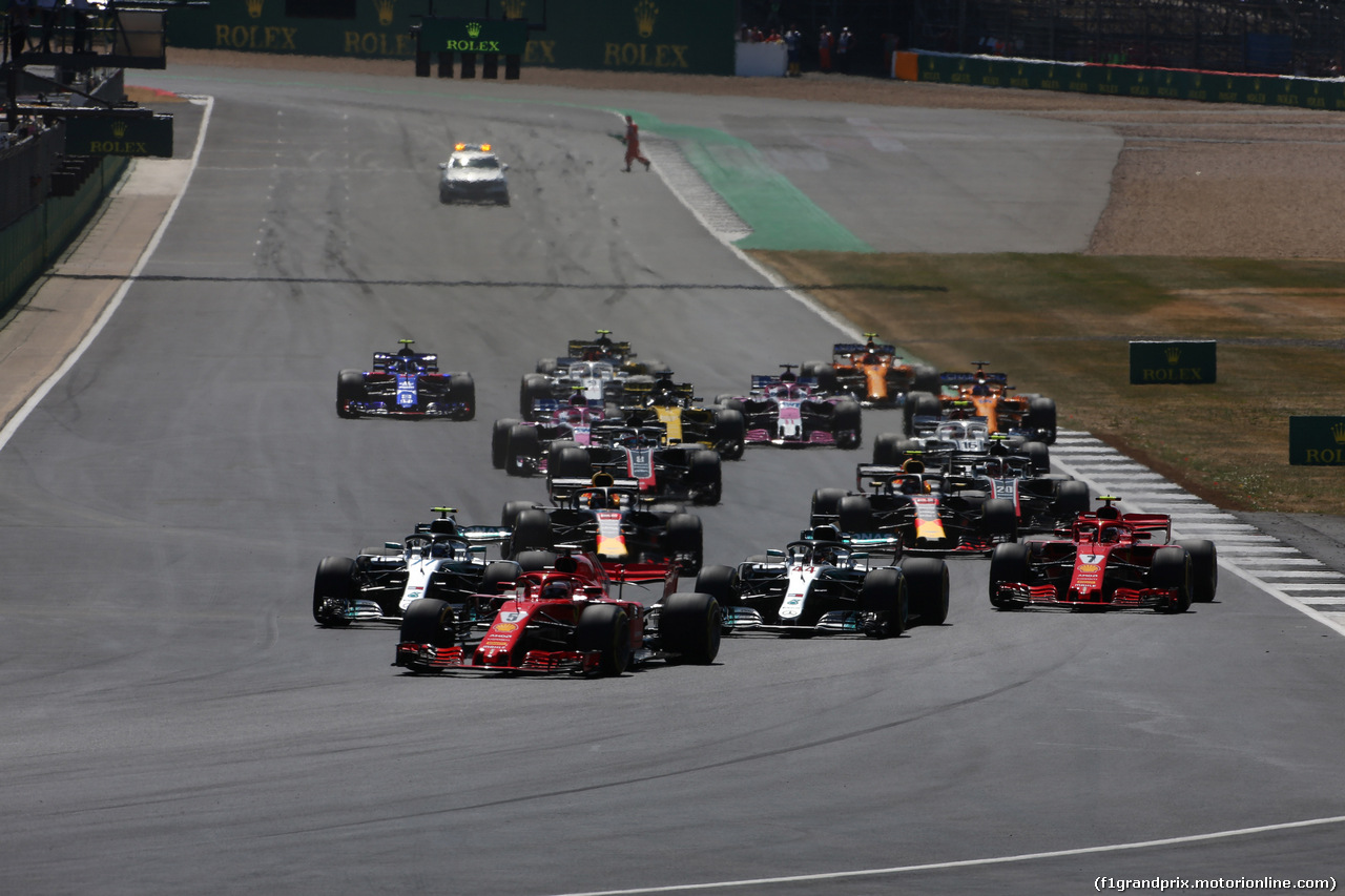 GP GRAN BRETAGNA, 08.07.2018- the partenza of the race