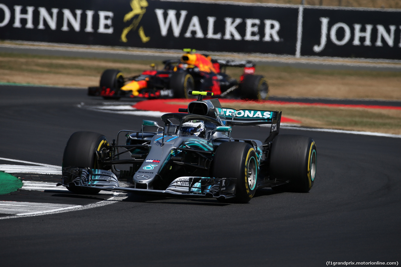 GP GRAN BRETAGNA, 08.07.2018- Gara, Valtteri Bottas (FIN) Mercedes AMG F1 W09