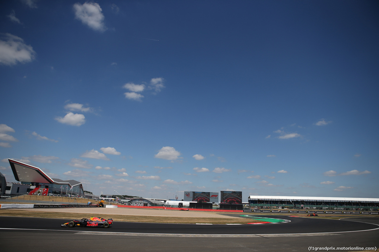 GP GRAN BRETAGNA, 08.07.2018- Gara, Max Verstappen (NED) Red Bull Racing RB14