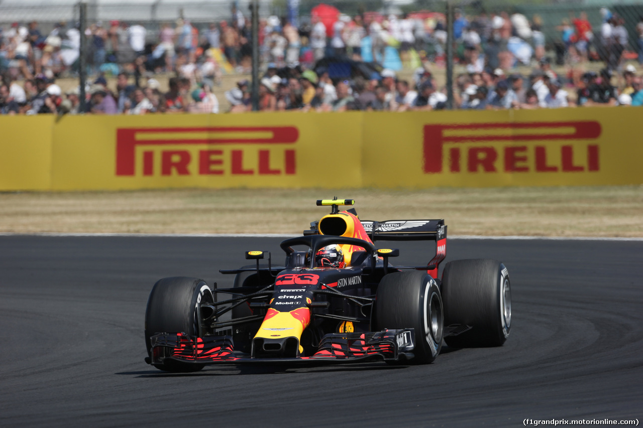 GP GRAN BRETAGNA, 08.07.2018- Gara, Max Verstappen (NED) Red Bull Racing RB14