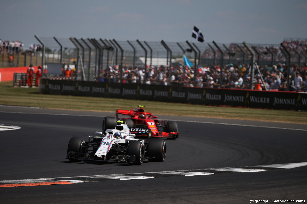 GP GRAN BRETAGNA, 08.07.2018- Gara, Sergej Sirotkin (RUS) Williams F1 Team FW41