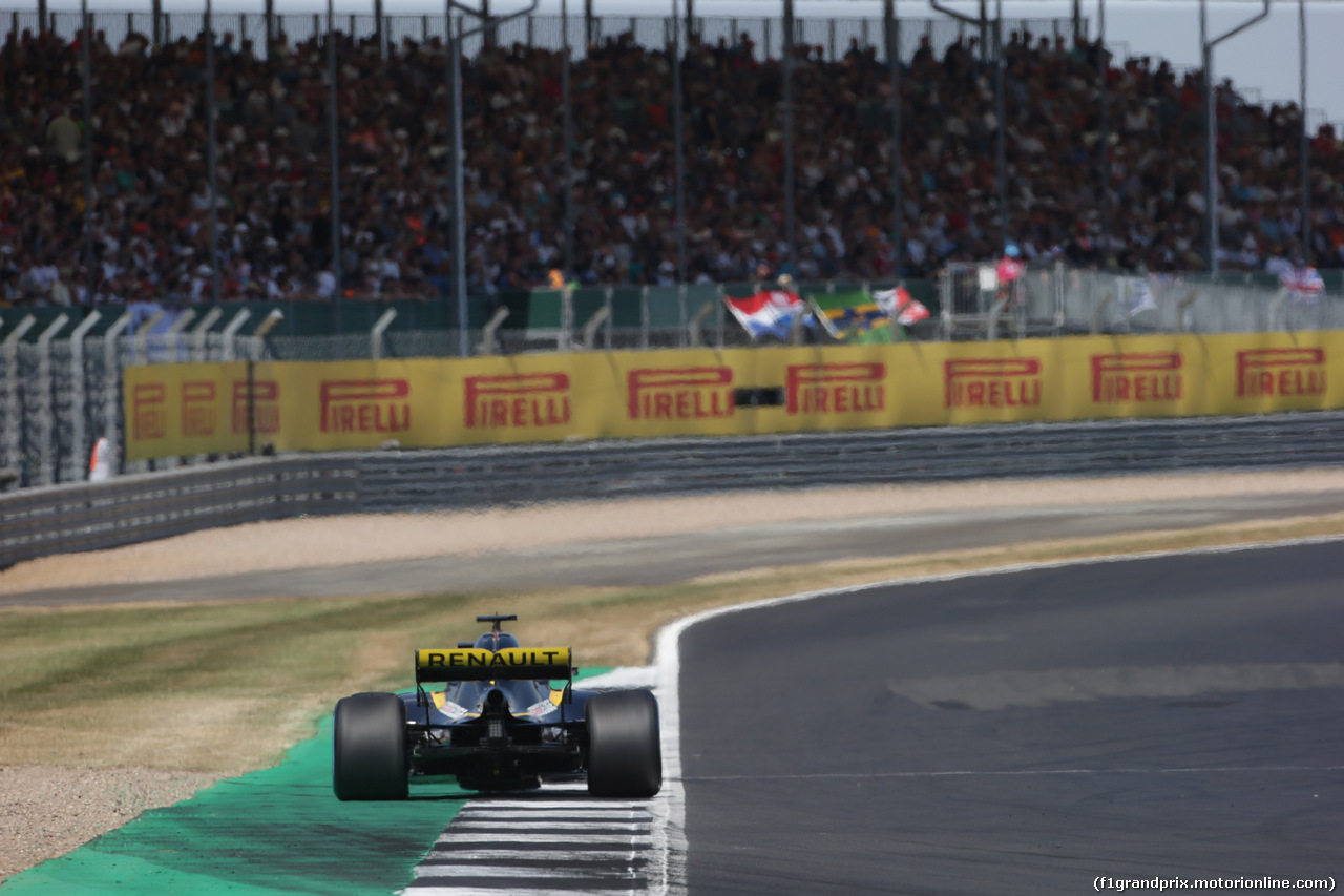 GP GRAN BRETAGNA, 08.07.2018- Gara, Nico Hulkenberg (GER) Renault Sport F1 Team RS18