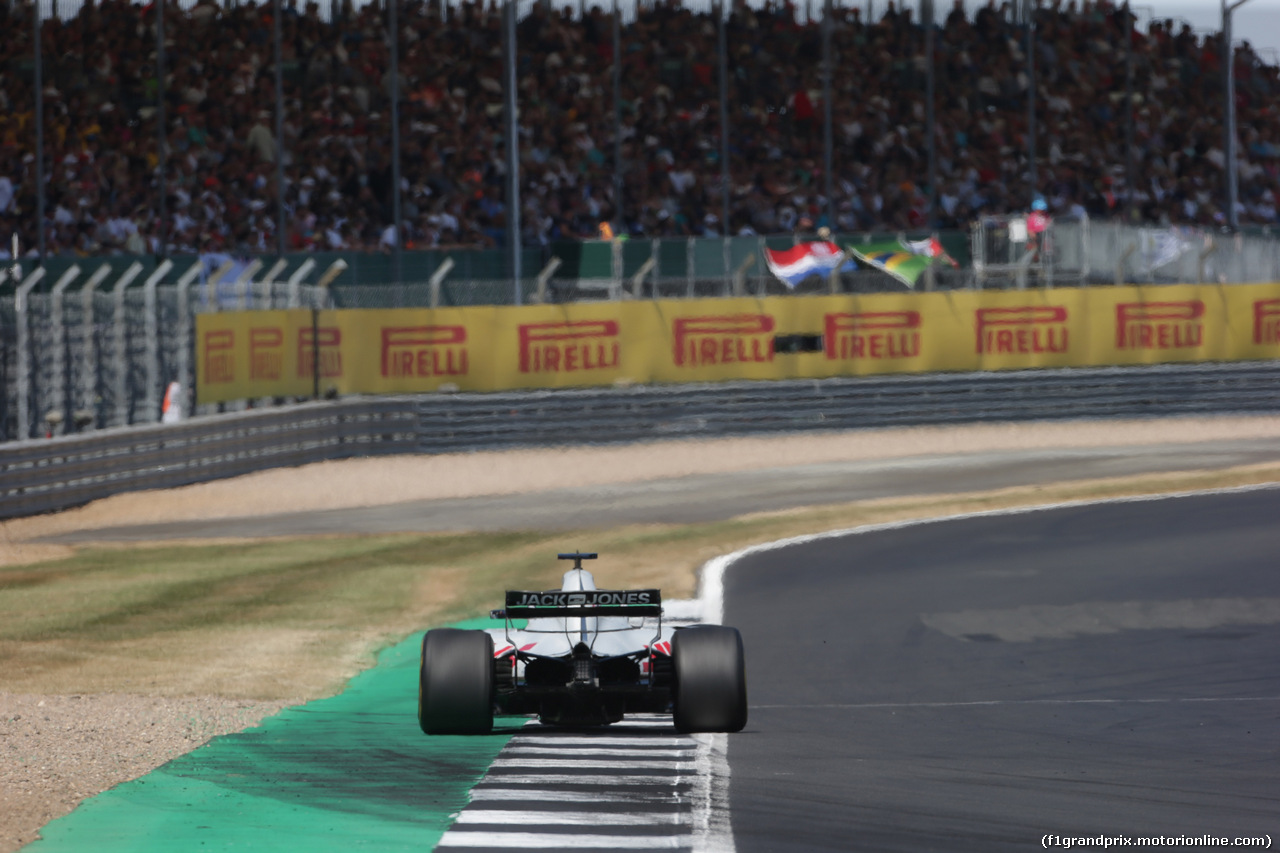 GP GRAN BRETAGNA, 08.07.2018- Gara, Romain Grosjean (FRA) Haas F1 Team VF-18