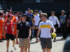 GP GRAN BRETAGNA, 08.07.2018- driver parade,  Max Verstappen (NED) Red Bull Racing RB14 e Nico Hulkenberg (GER) Renault Sport F1 Team RS18