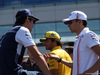 GP GRAN BRETAGNA, 08.07.2018- driver parade,  Lance Stroll (CDN) Williams FW41  e Esteban Ocon (FRA) Sahara Force India F1 VJM11