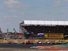 GP GRAN BRETAGNA, 08.07.2018- Gara, Lewis Hamilton (GBR) Mercedes AMG F1 W09 crash with Kimi Raikkonen (FIN) Ferrari SF71H