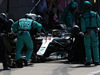 GP GRAN BRETAGNA, 08.07.2018- Gara, Lewis Hamilton (GBR) Mercedes AMG F1 W09 during pit stop