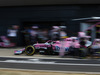 GP GRAN BRETAGNA, 08.07.2018- Gara, Sergio Perez (MEX) Sahara Force India F1 VJM11 during pit stop