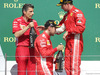 GP GRAN BRETAGNA, 08.07.2018- Podium, winner Sebastian Vettel (GER) Ferrari SF71H, 3rd Kimi Raikkonen (FIN) Ferrari SF71H