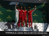 GP GRAN BRETAGNA, 08.07.2018- Podium, winner Sebastian Vettel (GER) Ferrari SF71H, 2nd place Lewis Hamilton (GBR) Mercedes AMG F1 W09, 3rd Kimi Raikkonen (FIN) Ferrari SF71H