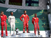 GP GRAN BRETAGNA, 08.07.2018- Podium, winner Sebastian Vettel (GER) Ferrari SF71H, 2nd place Lewis Hamilton (GBR) Mercedes AMG F1 W09, 3rd Kimi Raikkonen (FIN) Ferrari SF71H