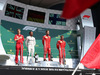 GP GRAN BRETAGNA, 08.07.2018- Podium, winner Sebastian Vettel (GER) Ferrari SF71H, 2nd place Lewis Hamilton (GBR) Mercedes AMG F1 W09, 3rd Kimi Raikkonen (FIN) Ferrari SF71H