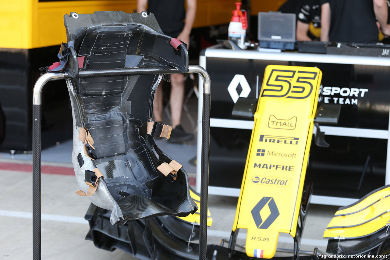GP GRAN BRETAGNA, 05.07.2018- Renault Sport F1 Team RS18 Tech Detail