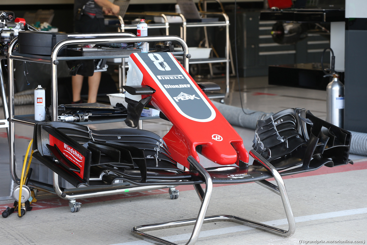 GP GRAN BRETAGNA, 05.07.2018- Haas F1 Team VF-18 Frontal Wing