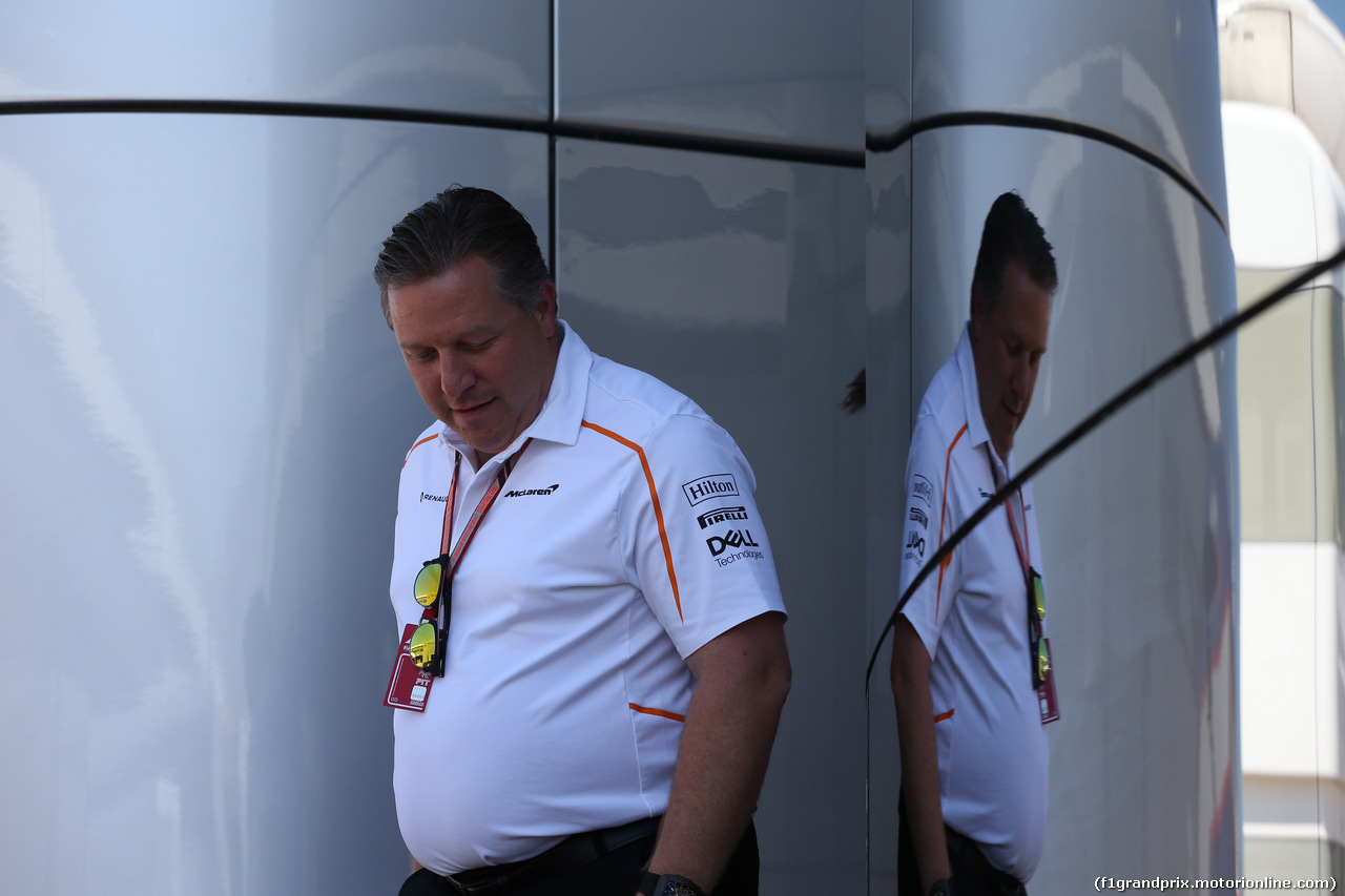 GP GRAN BRETAGNA, 05.07.2018- Zak Brown (USA) McLaren Executive Director