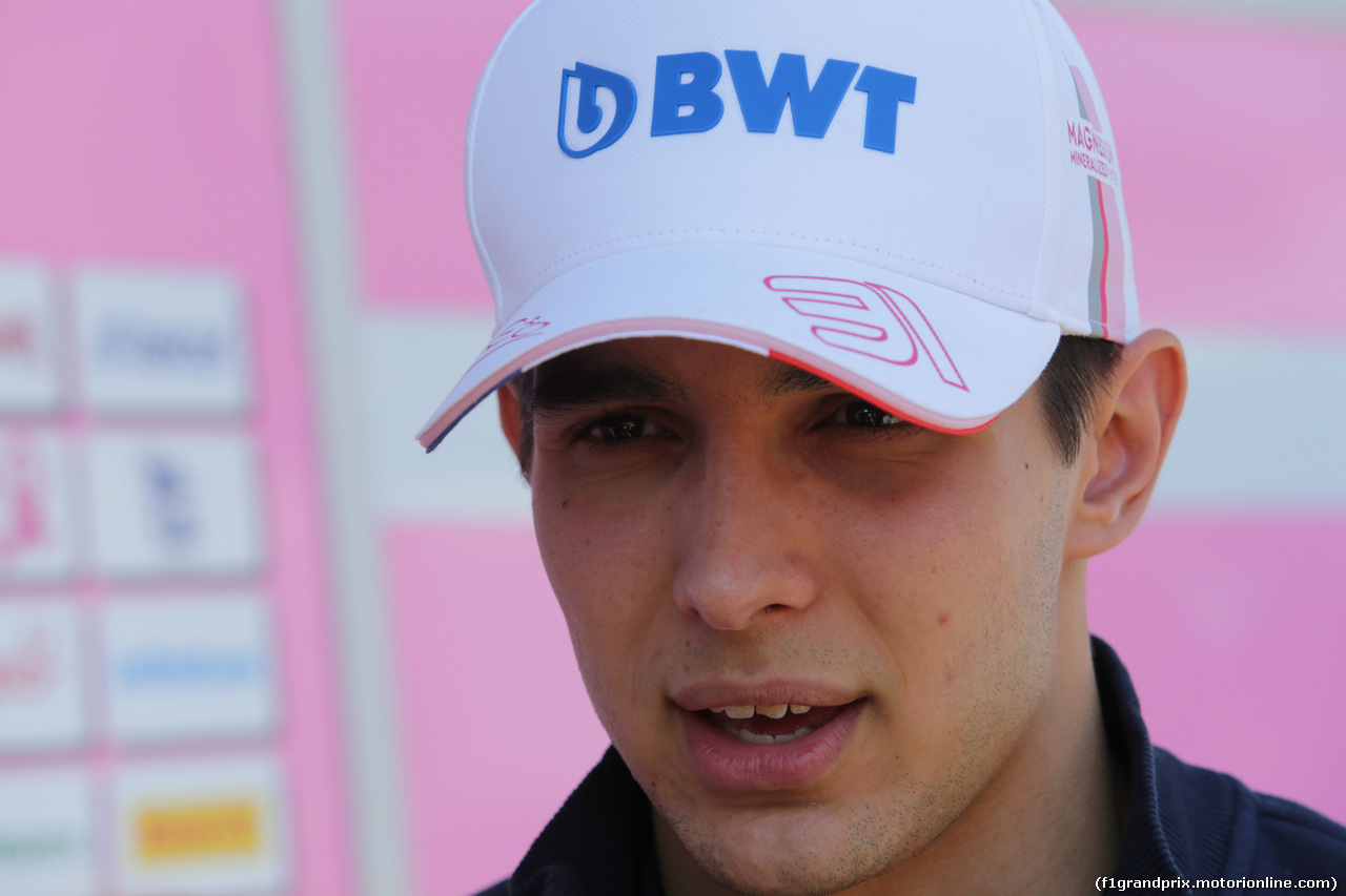 GP GRAN BRETAGNA, 05.07.2018- Esteban Ocon (FRA) Sahara Force India F1 VJM11