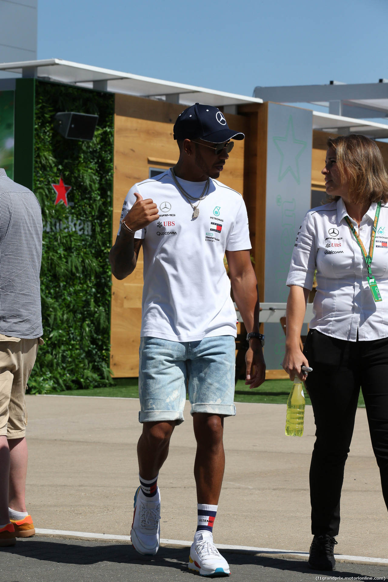 GP GRAN BRETAGNA, 05.07.2018- Lewis Hamilton (GBR) Mercedes AMG F1 W09