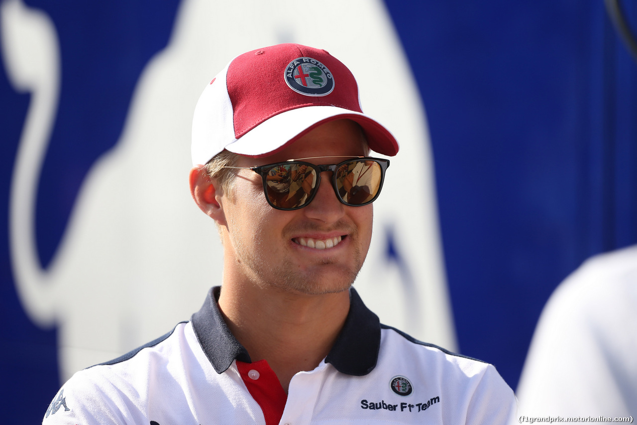 GP GRAN BRETAGNA, 05.07.2018- Marcus Ericsson (SUE) Alfa Romeo Sauber C37