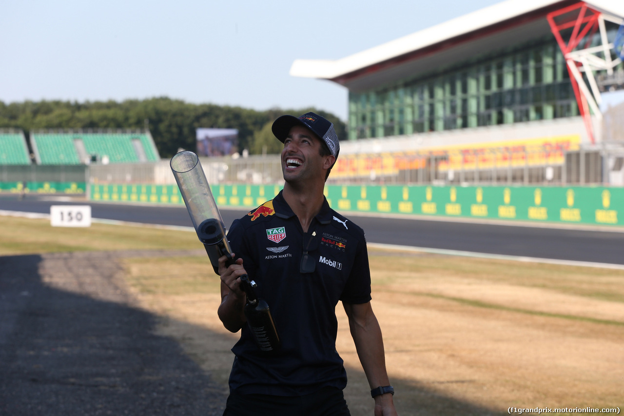 GP GRAN BRETAGNA, 05.07.2018- Daniel Ricciardo (AUS) Red Bull Racing RB14
