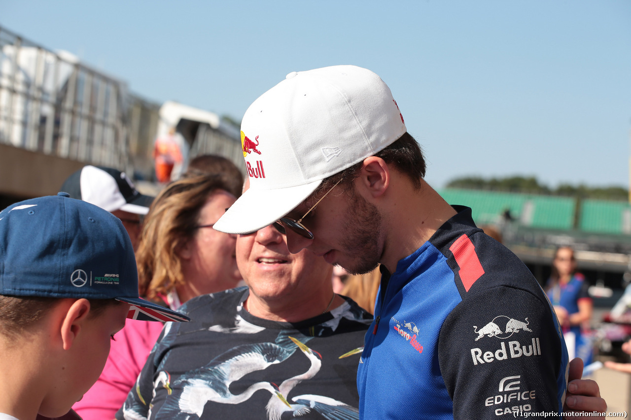 GP GRAN BRETAGNA, 05.07.2018- Pierre Gasly (FRA) Scuderia Toro Rosso STR13