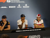 GP GRAN BRETAGNA, 05.07.2018- Giovedi' Official Fia press conference, L to R Max Verstappen (NED) Red Bull Racing RB14, Lewis Hamilton (GBR) Mercedes AMG F1 W09  e Charles Leclerc (GER) Alfa Romeo Sauber C37